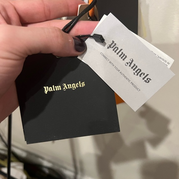 *Rare* White Distressed multicolor Miami Logo Palm Angeles crew neck - Picture 8 of 9